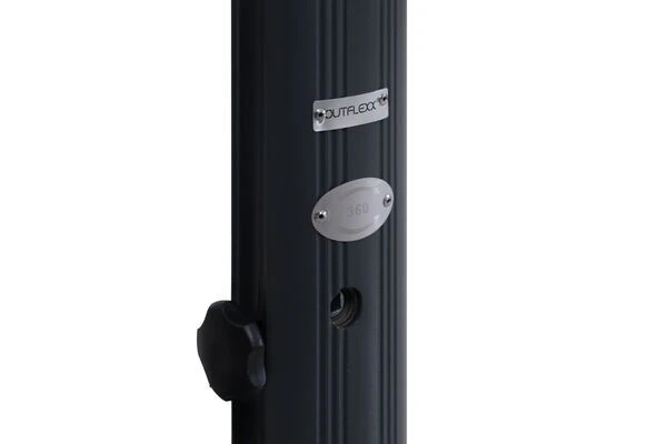 OUTFLEXX Ampelschirm, Anthrazit, Pulverbesch. Aluminium, 400x300cm, Inkl. Plattenständer 12 OUTFLEXX Ampelschirm, Anthrazit, Pulverbesch. Aluminium, 400x300cm, Inkl. Plattenständer – Bild 10