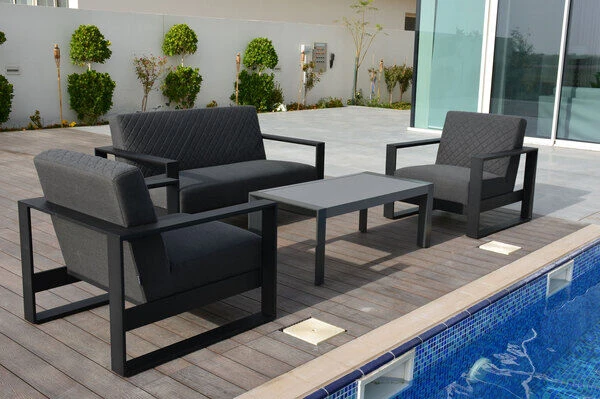 OUTFLEXX 2-Sitzer Sofa, Sooty, Sunbrella/Alu 12 OUTFLEXX 2-Sitzer Sofa, Sooty, Sunbrella/Alu – Bild 10