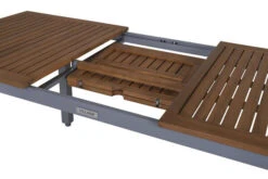 VILLANA Esstischgarnitur, Silber/schwarz, Alu/ FSC-Akazienholz, Ausziehtisch 150/200 Cm, 6 Multipositionssessel -Kettler Verkaufs-Shop 11 16462.jpg