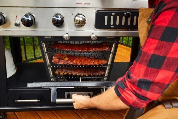 PIT BOSS Memphis Ultimate 4-in-1 Kombigrill, Schwarz, Stahl/Gusseisen, Smoker, Gas- Und Holzkohlegrill 13 PIT BOSS Memphis Ultimate 4-in-1 Kombigrill, Schwarz, Stahl/Gusseisen, Smoker, Gas- Und Holzkohlegrill – Bild 11