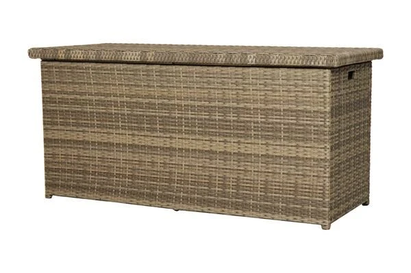 Ploß Rabida Kissenbox, Champagner-meliert, Polyrattan, 145x58x73 Cm, Inkl. Inlay 13 Ploß Rabida Kissenbox, Champagner-meliert, Polyrattan, 145x58x73 Cm, Inkl. Inlay – Bild 11