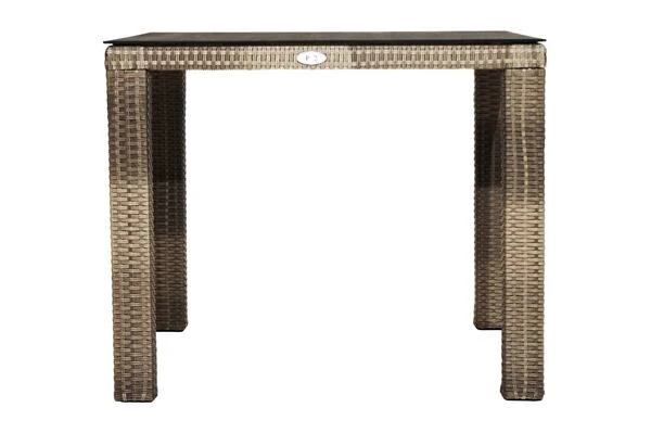 Ploß Rabida Sitzgruppe, Champagner-meliert, Polyrattan, Tisch 90 X 90 Cm, 4 Stapelsessel, Glasplatte In Steinoptik 13 Ploß Rabida Sitzgruppe, Champagner-meliert, Polyrattan, Tisch 90 X 90 Cm, 4 Stapelsessel, Glasplatte In Steinoptik – Bild 11