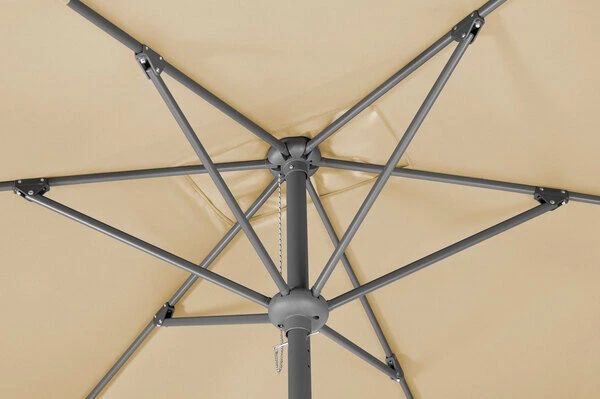 Schneider® SCHNEIDER Tunis Mittelstockschirm, Natur, Rechteckig, 270 X 150 Cm 6 Schneider® SCHNEIDER Tunis Mittelstockschirm, Natur, Rechteckig, 270 X 150 Cm – Bild 4