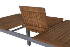 VILLANA Esstischgarnitur, Silber/schwarz, Alu/ FSC-Akazienholz, Ausziehtisch 150/200 Cm, 6 Multipositionssessel -Kettler Verkaufs-Shop 12 16462.jpg