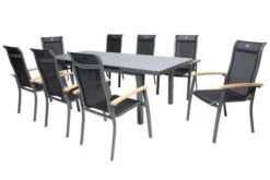 HARTMAN Alice Esstischgarnitur, Xerix, Alu/4x4 Textilen, Tisch 180/240x100cm, 8 Stapelsessel 25 HARTMAN Alice Esstischgarnitur, Xerix, Alu/4x4 Textilen, Tisch 180/240x100cm, 8 Stapelsessel -Kettler Verkaufs-Shop 12 19328.jpg