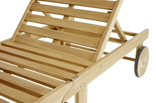 Ploß Rollliege, FSC®-Akazienholz, Geölt, 197 X 69 X 30 Cm, Klappbar, Verstellbar 14 Ploß Rollliege, FSC®-Akazienholz, Geölt, 197 X 69 X 30 Cm, Klappbar, Verstellbar – Bild 12