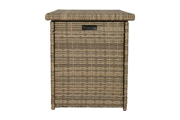 Ploß Rabida Kissenbox, Champagner-meliert, Polyrattan, 145x58x73 Cm, Inkl. Inlay 14 Ploß Rabida Kissenbox, Champagner-meliert, Polyrattan, 145x58x73 Cm, Inkl. Inlay – Bild 12