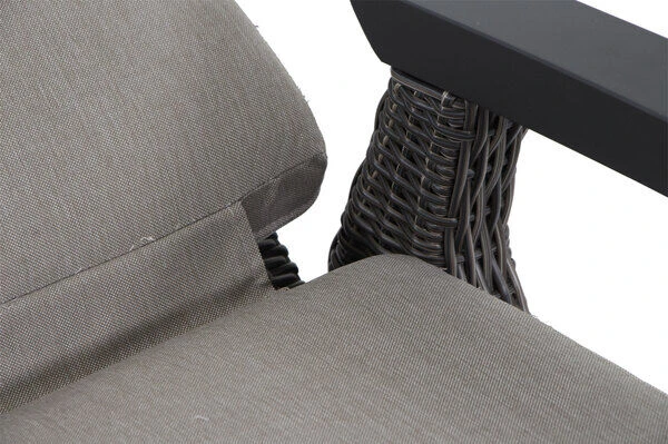 SIENA GARDEN Corido Relaxsessel, Charcoal, Alu / Gardino®-Geflecht, 73x87x103 Cm, Verstellbar 14 SIENA GARDEN Corido Relaxsessel, Charcoal, Alu / Gardino®-Geflecht, 73x87x103 Cm, Verstellbar – Bild 12