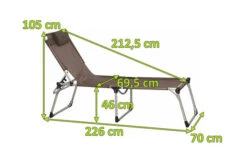 SIENA GARDEN Sole XXL Klappliege Alu / Ranotex®-Gewebe, Silber/taupe, 226x70x105 Cm, Klapp- Und Verstellbar -Kettler Verkaufs-Shop 13062 2 5.jpg