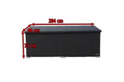 OUTFLEXX Kissenbox, Schwarz, Polyrattan, 204x94x75cm 15 OUTFLEXX Kissenbox, Schwarz, Polyrattan, 204x94x75cm -Kettler Verkaufs-Shop 1316 05.jpg