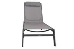 VILLANA Gartenliege, Anthrazit/grau, Aluminium/Textil, 198 X 60 X 32 Cm, Verstellbar -Kettler Verkaufs-Shop 13405 10.jpg