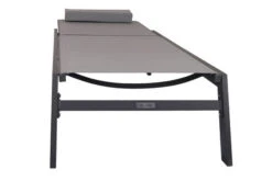 VILLANA Gartenliege, Anthrazit/grau, Aluminium/Textil, 198 X 60 X 32 Cm, Verstellbar -Kettler Verkaufs-Shop 13405 11.jpg