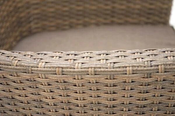 Ploß Rabida Sitzgruppe, Champagner-meliert, Polyrattan, Tisch 90 X 90 Cm, 4 Stapelsessel, Glasplatte In Steinoptik 15 Ploß Rabida Sitzgruppe, Champagner-meliert, Polyrattan, Tisch 90 X 90 Cm, 4 Stapelsessel, Glasplatte In Steinoptik – Bild 13
