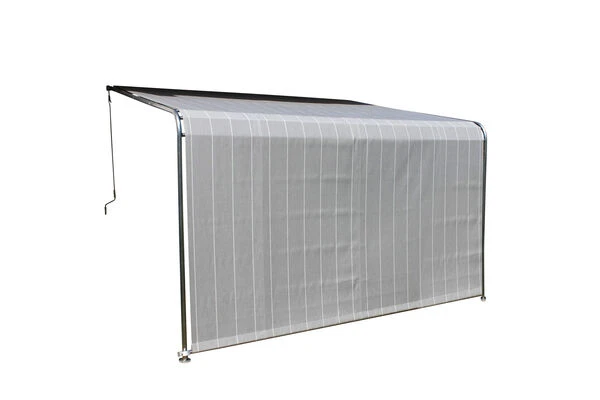 LECO Terrassenüberdachung , Natur/beige, Stahl/Textilene, 400 X 300 Cm 5 LECO Terrassenüberdachung , Natur/beige, Stahl/Textilene, 400 X 300 Cm – Bild 3