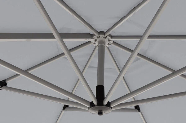 DOPPLER Active Pendelschirm, Grau, Alu/Polyester, 370cmx210 Cm, Mit Kurbel, 360°-drehbar 15 DOPPLER Active Pendelschirm, Grau, Alu/Polyester, 370cmx210 Cm, Mit Kurbel, 360°-drehbar – Bild 13