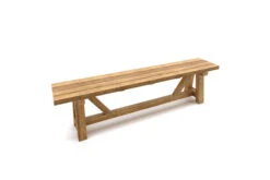 OUTFLEXX Gartenbank XXL, Natur, Recyceltes FSC®-Teakholz, 220x40cm, Rustikal Gebürstet -Kettler Verkaufs-Shop 15865 3.jpg