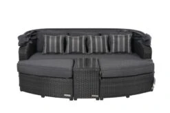 OUTFLEXX Houston Loungebett, Grau, Polyrattan, Doppel-halbrund, Viele Stellmöglichkeiten, Dach Klappbar 31 OUTFLEXX Houston Loungebett, Grau, Polyrattan, Doppel-halbrund, Viele Stellmöglichkeiten, Dach Klappbar -Kettler Verkaufs-Shop 15 18543.jpg