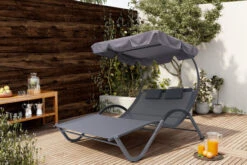 OUTFLEXX Doppelliege, Anthrazit, Polyester/Stahl Pulverbeschichtet, 205x138x34cm, Inkl. Nackenkissen, Rollbar 21 OUTFLEXX Doppelliege, Anthrazit, Polyester/Stahl Pulverbeschichtet, 205x138x34cm, Inkl. Nackenkissen, Rollbar -Kettler Verkaufs-Shop 16102 02.jpg