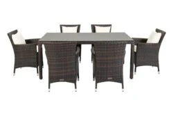 OUTFLEXX Dining Set, Braun Marmoriert, Polyrattan, Tisch 180x100cm, Spraystone, 6mm, 6 Sessel 37 OUTFLEXX Dining Set, Braun Marmoriert, Polyrattan, Tisch 180x100cm, Spraystone, 6mm, 6 Sessel -Kettler Verkaufs-Shop 16 21232.jpg