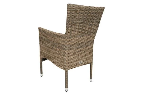 Ploß Rabida Sitzgruppe, Champagner-meliert, Polyrattan, Tisch 90 X 90 Cm, 4 Stapelsessel, Glasplatte In Steinoptik 19 Ploß Rabida Sitzgruppe, Champagner-meliert, Polyrattan, Tisch 90 X 90 Cm, 4 Stapelsessel, Glasplatte In Steinoptik – Bild 17