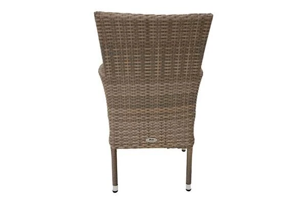 Ploß Rabida Sitzgruppe, Champagner-meliert, Polyrattan, Tisch 90 X 90 Cm, 4 Stapelsessel, Glasplatte In Steinoptik 20 Ploß Rabida Sitzgruppe, Champagner-meliert, Polyrattan, Tisch 90 X 90 Cm, 4 Stapelsessel, Glasplatte In Steinoptik – Bild 18
