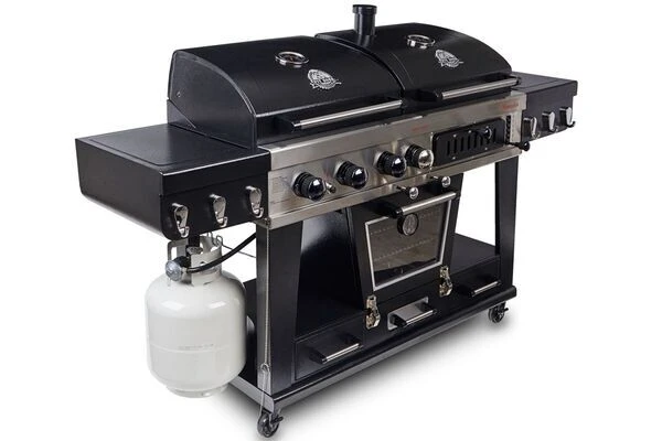 PIT BOSS Memphis Ultimate 4-in-1 Kombigrill, Schwarz, Stahl/Gusseisen, Smoker, Gas- Und Holzkohlegrill 21 PIT BOSS Memphis Ultimate 4-in-1 Kombigrill, Schwarz, Stahl/Gusseisen, Smoker, Gas- Und Holzkohlegrill – Bild 19