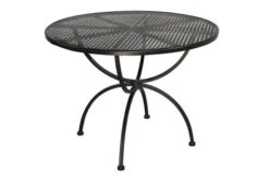 MBM Romeo Esstischgarnitur, Marone, Schmiedeeisen Verzinkt, Tisch Ø 100 X 73, 2x Sessel -Kettler Verkaufs-Shop 1 10901 1.jpg 1