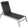 VILLANA Gartenliege, Silber/schwarz, Aluminium/Textil, 198 X 60 X 32 Cm, Verstellbar -Kettler Verkaufs-Shop 1 13400.jpg
