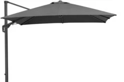 Schneider® SCHNEIDER Rhodos Twist Ampelschirm, Anthrazit, Quadratisch, 300 X 300 Cm