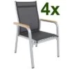 Kettler Granada 4er-Set Stapelsessel, Silber/anthrazit, Mit FSC Teakholz-Armlehnen, 0301205-0100 -Kettler Verkaufs-Shop 1 13706.jpg