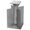 Schneider® SCHNEIDER Universal-Bodenanker Für Sonnenschirme, Silber, Stahl Verzinkt, 28 X 28 X 45 Cm