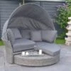 OUTFLEXX Sonneninsel, Grau, Polyrattan, Halbrund, 193 X 104 X 74 Cm, Hocker Drehbar, Dach Klappbar -Kettler Verkaufs-Shop 1 16110.jpg