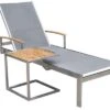 OUTFLEXX Sonnenliegen-Set, Silber, Edelstahl/FSC-Teak, 195,5x74x35cm, Mit Armlehnen, Inkl. Beistelltisch 45x45cm -Kettler Verkaufs-Shop 1 16546.jpg