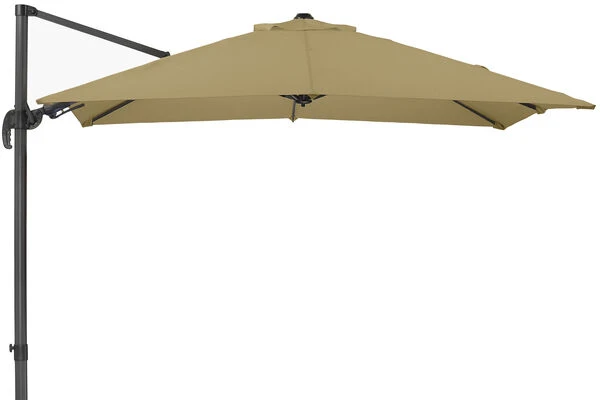 Schneider® SCHNEIDER Rhodos Eco Twist Ampelschirm, Taupe, Quadratisch, 270 X 270 Cm 3 Schneider® SCHNEIDER Rhodos Eco Twist Ampelschirm, Taupe, Quadratisch, 270 X 270 Cm