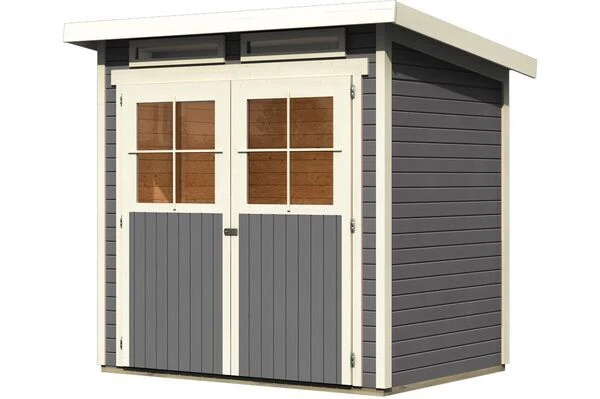 KARIBU Gartenhaus Glücksburg 2, Fichtenholz 19 Mm, Pultdach 3 KARIBU Gartenhaus Glücksburg 2, Fichtenholz 19 Mm, Pultdach