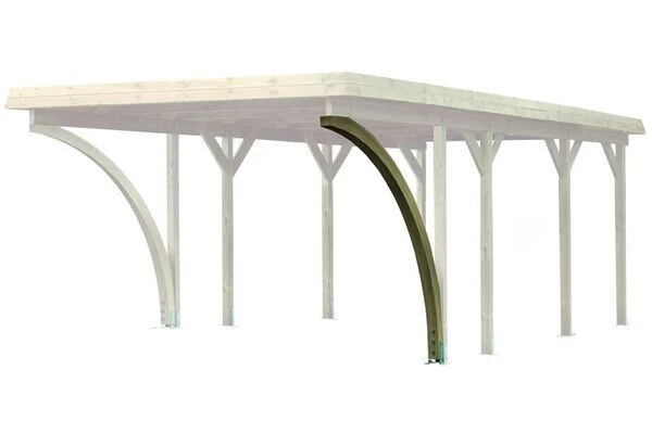 KARIBU 2er Set Einfahrtsbogen, Holz, Kesseldruckimprägniert, 12 Cm 3 KARIBU 2er Set Einfahrtsbogen, Holz, Kesseldruckimprägniert, 12 Cm