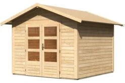 KARIBU Gartenhaus Talkau, Fichtenholz 28 Mm, Satteldach