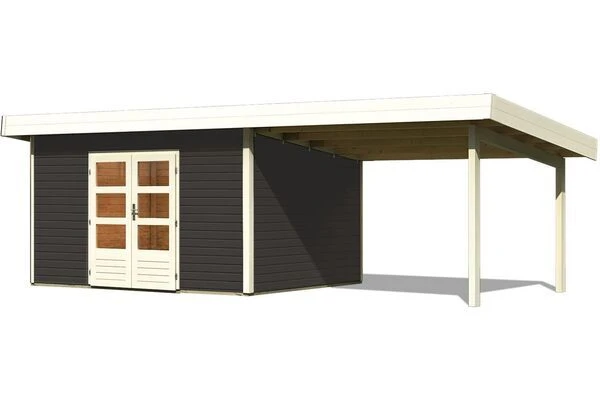 KARIBU Gartenhaus Northeim 4, Fichtenholz 38 Mm, Pultdach 3 KARIBU Gartenhaus Northeim 4, Fichtenholz 38 Mm, Pultdach