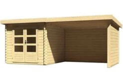 KARIBU Gartenhaus Bastrup 4, Fichtenholz 28 Mm