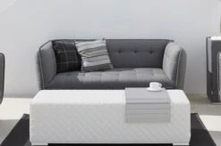 OUTFLEXX Cozy 2-Sitzer Sofa, Flanelle, Alu/Sunbrella, 181 X 87 X 76 Cm