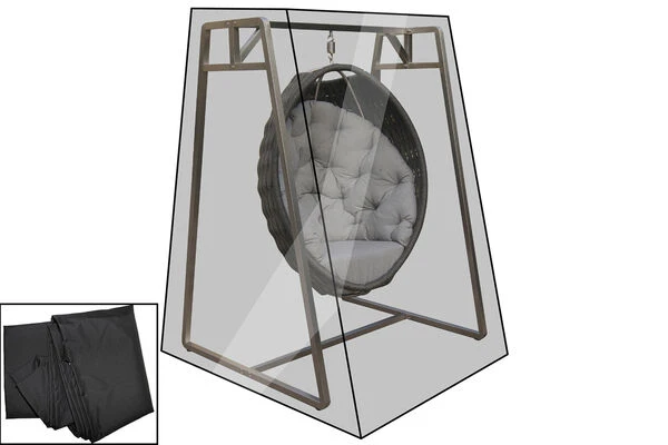 OUTFLEXX Premium Abdeckhaube, Für Hängesessel 18288, Schwarz, 142 X 131 X 194 Cm, Wasserbeständig 3 OUTFLEXX Premium Abdeckhaube, Für Hängesessel 18288, Schwarz, 142 X 131 X 194 Cm, Wasserbeständig