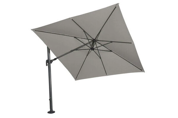 SIENA GARDEN Alphawing N+ Ampelschirm, Anthrazit/grau Meliert, Alu/Spuncrylic®, 300x300cm, 360°drehbar, Verstellbar 3 SIENA GARDEN Alphawing N+ Ampelschirm, Anthrazit/grau Meliert, Alu/Spuncrylic®, 300x300cm, 360°drehbar, Verstellbar