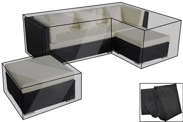 OUTFLEXX Premium Abdeckhaubenset, Für Lounge TheBox-A/-D: 18226/ 18227/ 18228/ 16068, Schwarz, Wasserbeständig 3 OUTFLEXX Premium Abdeckhaubenset, Für Lounge TheBox-A/-D: 18226/ 18227/ 18228/ 16068, Schwarz, Wasserbeständig