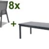 HARTMAN Aruba Esstischgarnitur, Xerix, Alu/Textilene, Tisch 180/240x100cm, 8 Stapelsessel -Kettler Verkaufs-Shop 1 19346.jpg