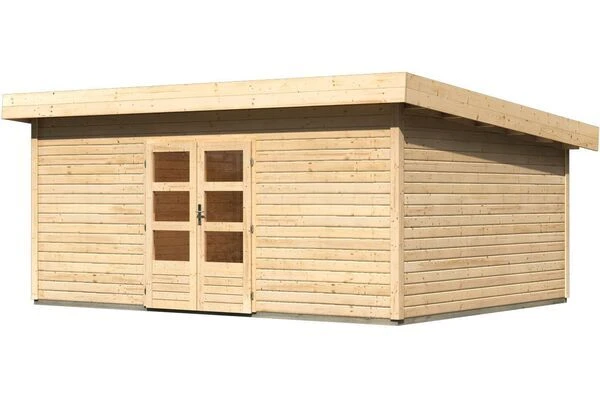 KARIBU Gartenhaus Northeim 6, Fichtenholz Ca. 40 Mm, Pultdach, 3 KARIBU Gartenhaus Northeim 6, Fichtenholz Ca. 40 Mm, Pultdach,