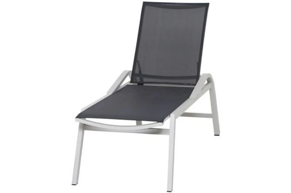 SIENA GARDEN Milos Stapelliege, Aluminium/Ranotex, 194 X 64 X 48 Cm 3 SIENA GARDEN Milos Stapelliege, Aluminium/Ranotex, 194 X 64 X 48 Cm