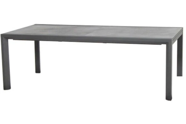 SIENA GARDEN Kingston Ausziehtisch, Matt Graphit, Aluminium/Keramik, 220/340x108x76 Cm 4 SIENA GARDEN Kingston Ausziehtisch, Matt Graphit, Aluminium/Keramik, 220/340x108x76 Cm – Bild 2