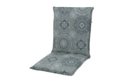 Bestseller 8 DOPPLER Lyra Stuhlauflage Niederlehner, Grau Gemustert, Polyester, 100 X 48 X 7 Cm, Mit Reißverschluss