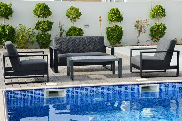 OUTFLEXX 2-Sitzer Sofa, Sooty, Sunbrella/Alu 3 OUTFLEXX 2-Sitzer Sofa, Sooty, Sunbrella/Alu