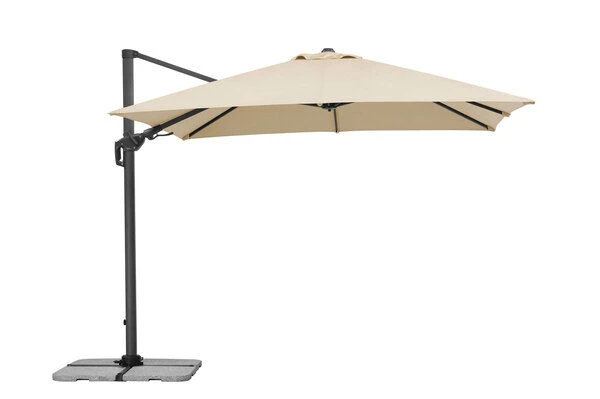 Schneider® SCHNEIDER Rhodos Twist Ampelschirm, Natur, 300x300 Cm, Quadratisch 8 Schneider® SCHNEIDER Rhodos Twist Ampelschirm, Natur, 300x300 Cm, Quadratisch – Bild 6